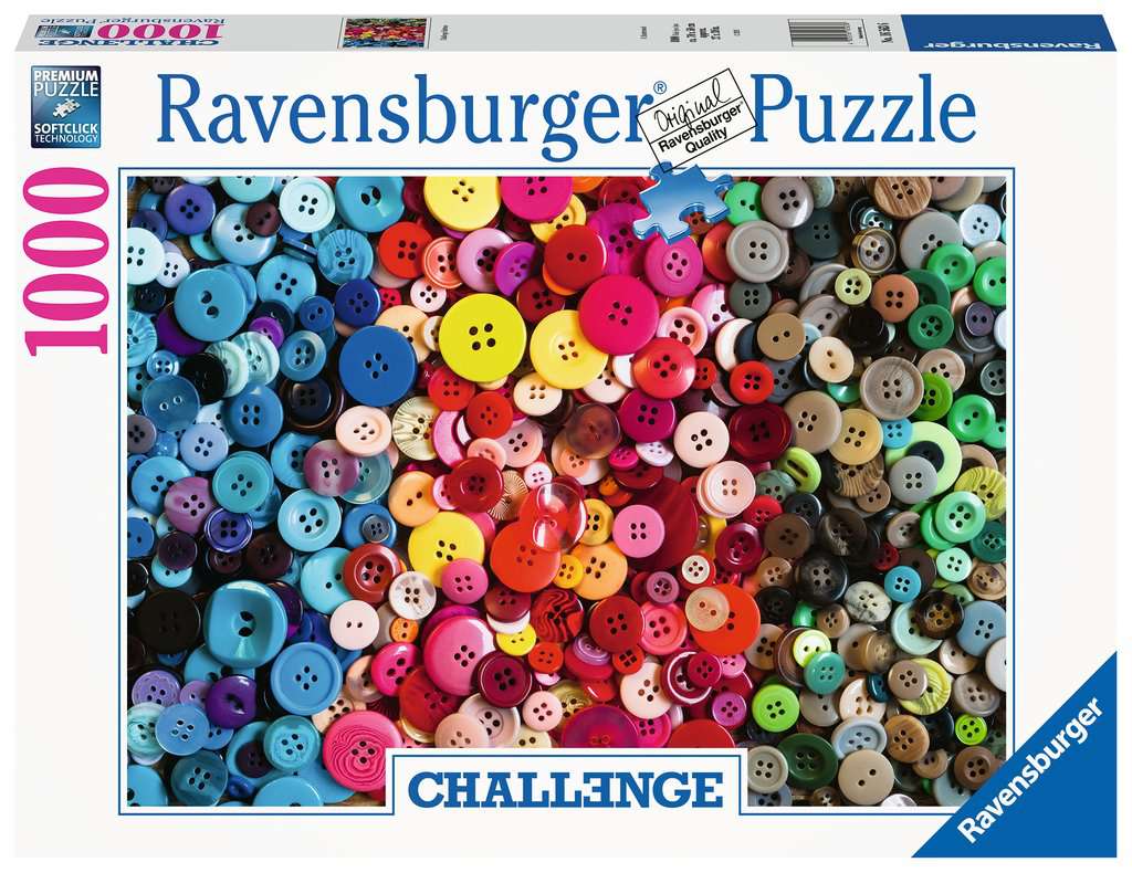 Ravensburger puzzel 1000 stukjes Buttons