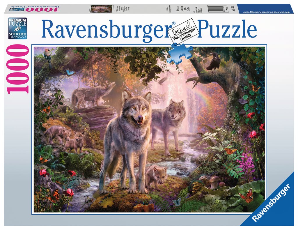Ravensburger puzzel Wolvenfamilie 1000st