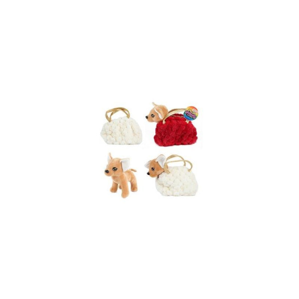 Toi Toys Pluche chihuahua in handtas