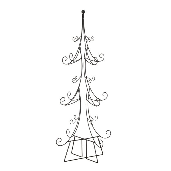 Decoratieve metalen kerstboom H109 grijs