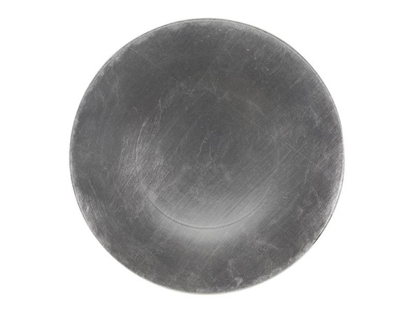 Onderbord metallic zilver Ø33cm