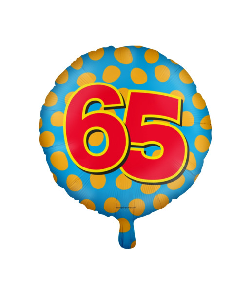 Paperdreams Happy folie ballon - 65 jaar