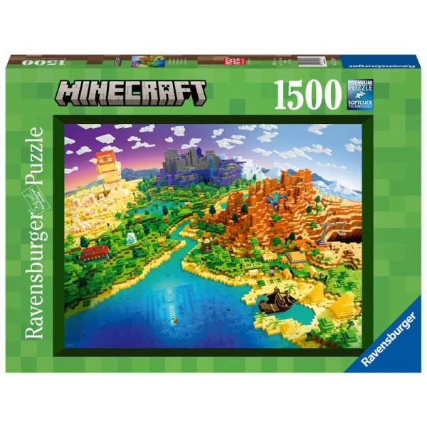 Ravensburger puzzel World of Minecraft
