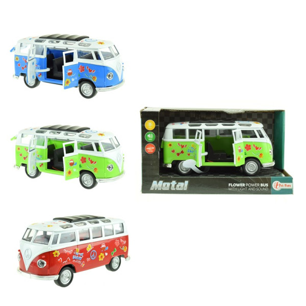 Toi Toys Pull back FlowerPower bus