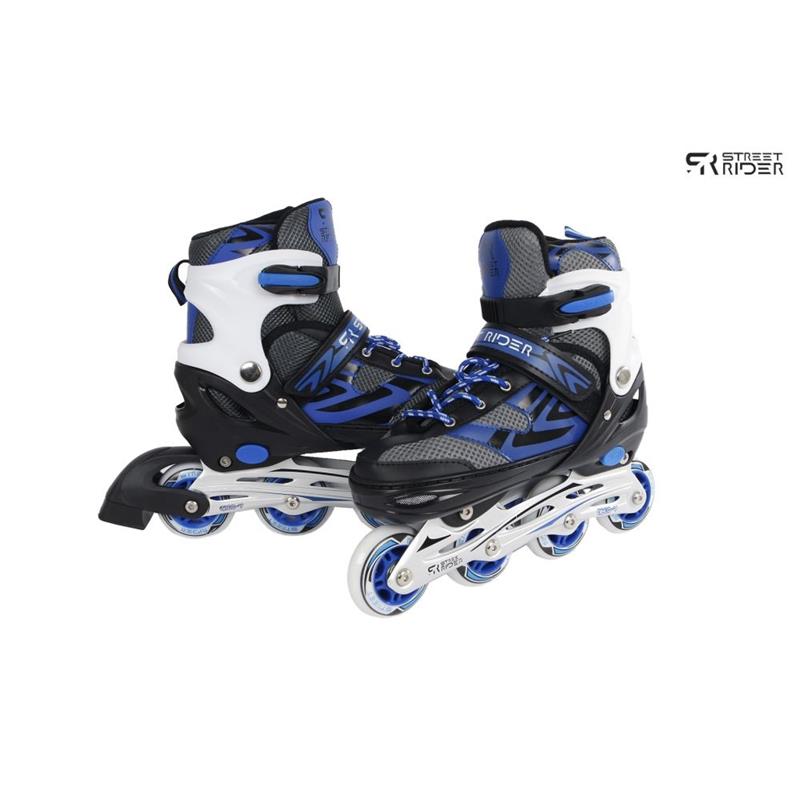 Inline skates blauw-zwart maat 31-34