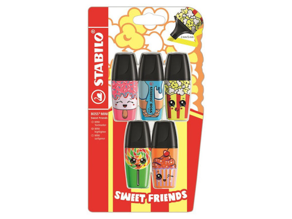 Stabilo BOSS mini Sweet Friends 5st