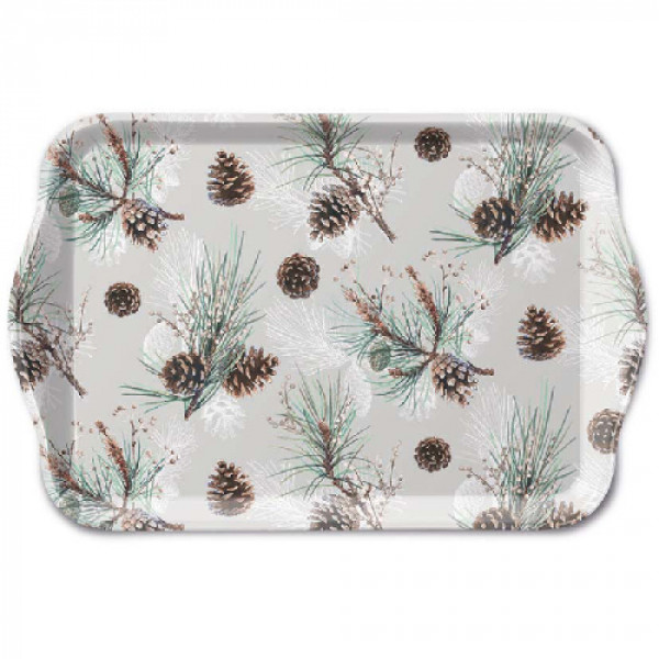 Ambiente Tray Pine Cone All Over 13x21
