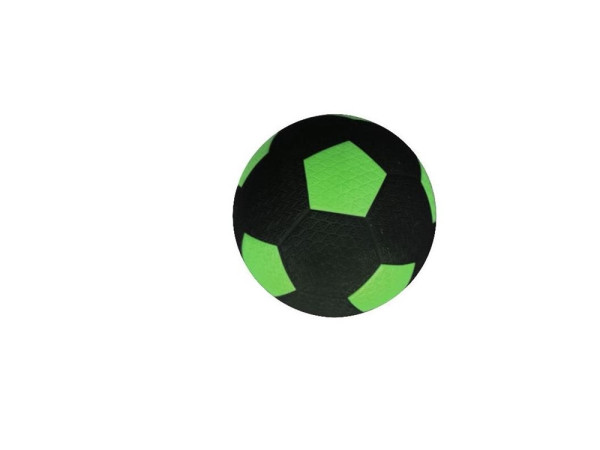 Rubber straatvoetbal groen maat 5