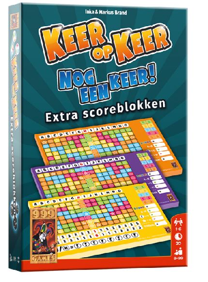 999 Keer op Keer scoreblok extra levels