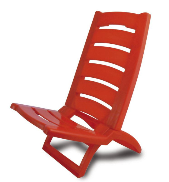 Adriatic Strandstoel opklapbaar rood