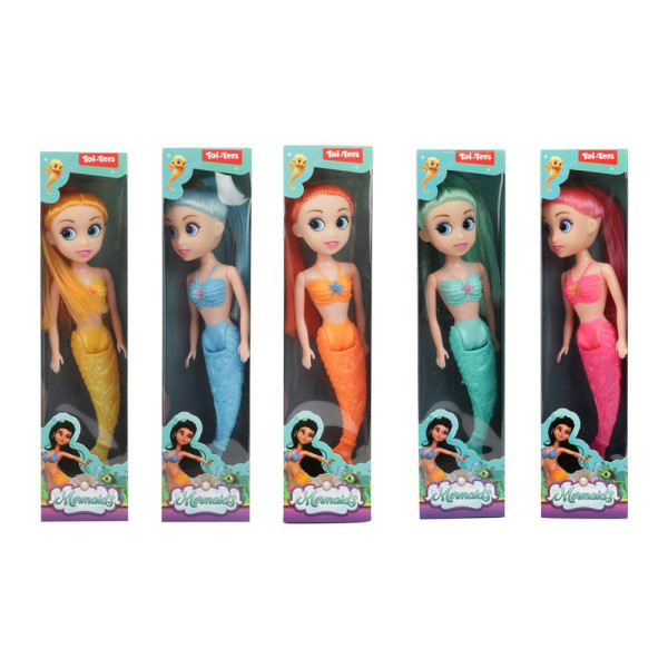 Toi Toys Mermaids Zeemeerminpop 18cm