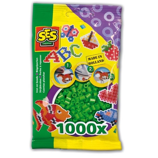 SES Strijkkralen groen 1000 stuks