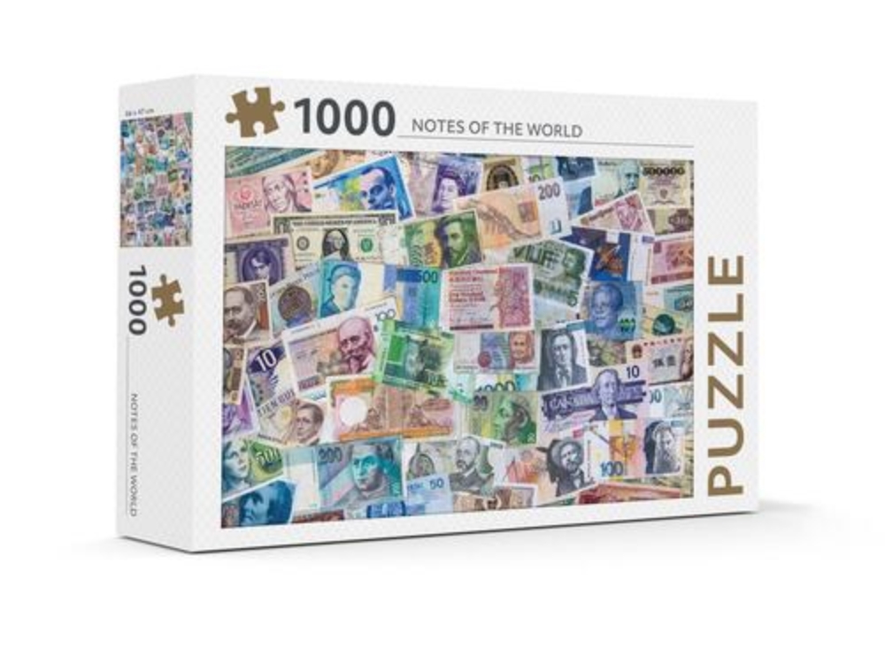 Rebo Puzzel Notes Of The World 1000 Stukjes