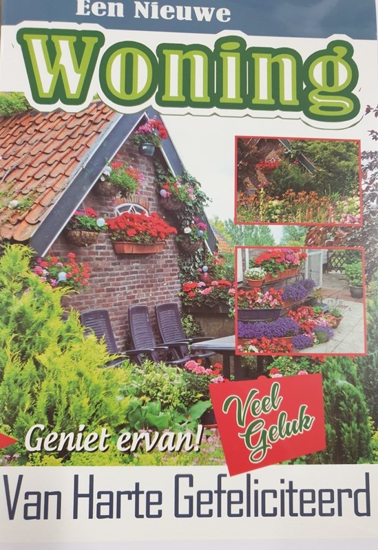 Wenskaarten Nieuwe Woning Pakje A 10 Stuks Met Envelop