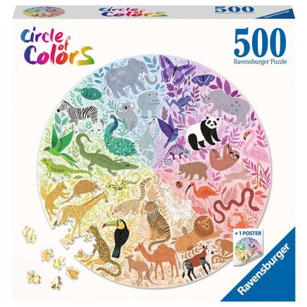 Circle of colors - Animals 500pcs