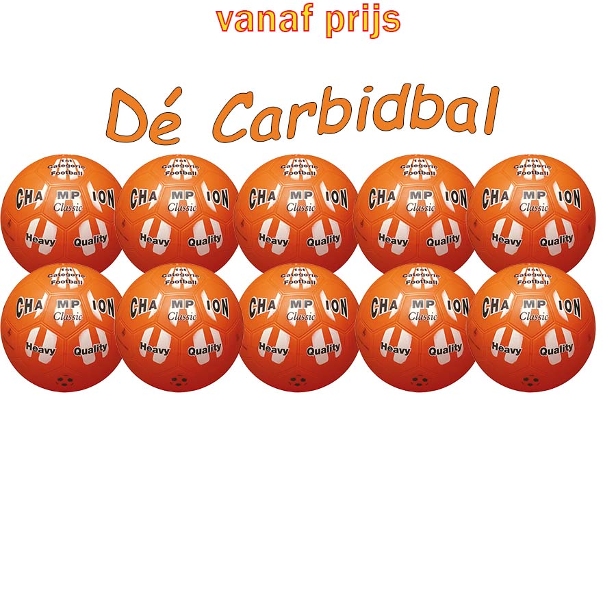 Bal Carbidbal Champion Classic 23cm Oranje ZAK A 10 St WEB