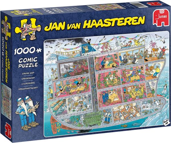 Jumbo legpuzzel Jan van Haasteren Cruise Ship 1000 stukjes
