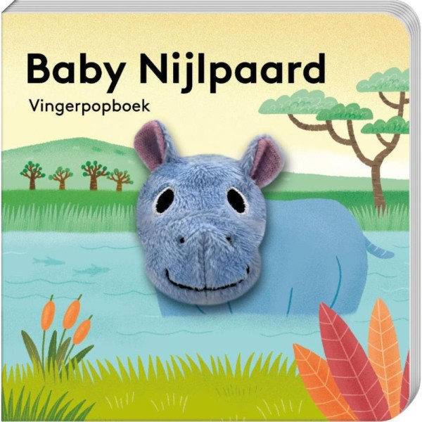 Vingerpopboekje - Baby Nijlpaard