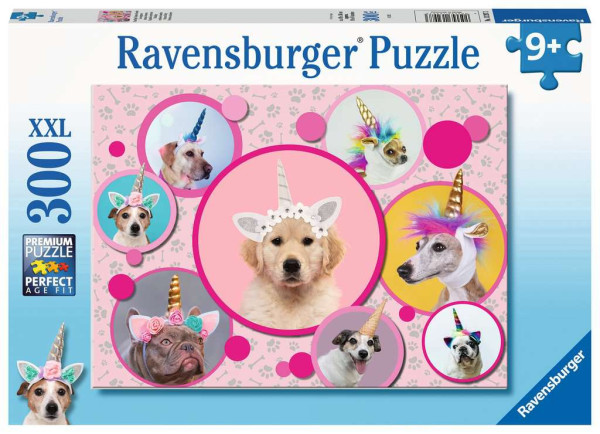 Ravensburger puzzel Eenhoorn honden 300