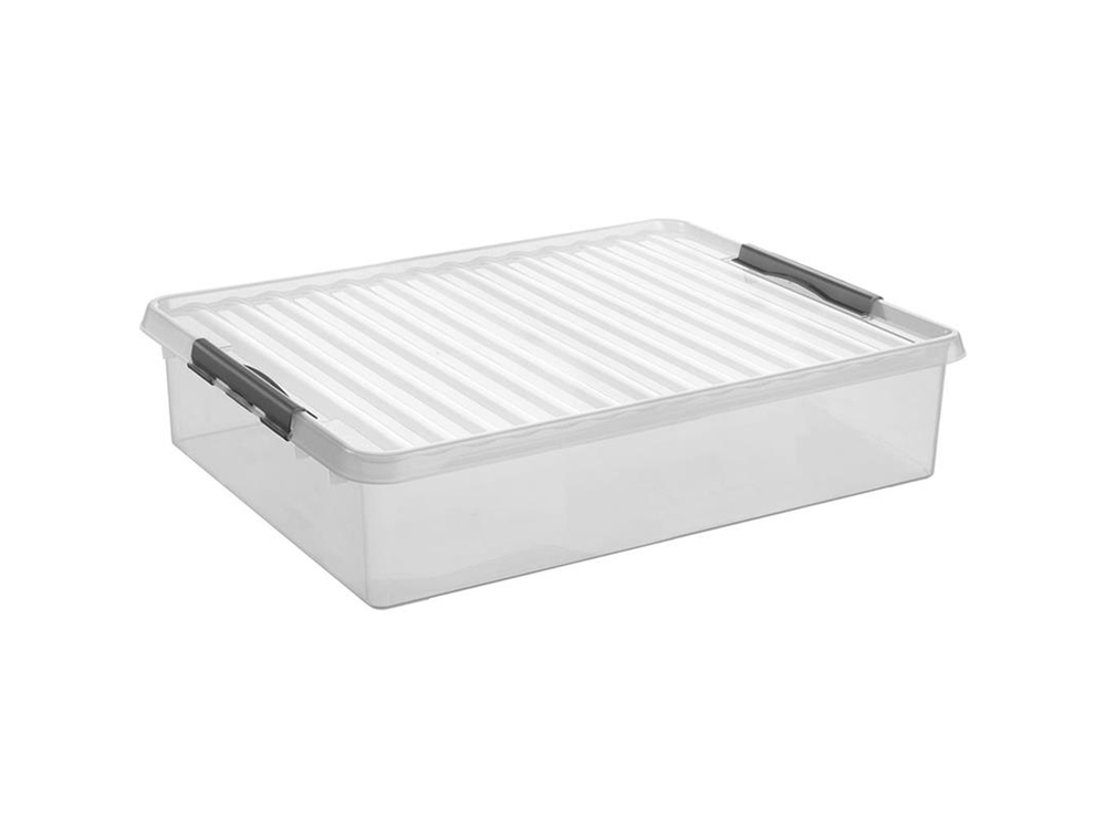 Sunware Q-line opbergbox 60 liter transparant