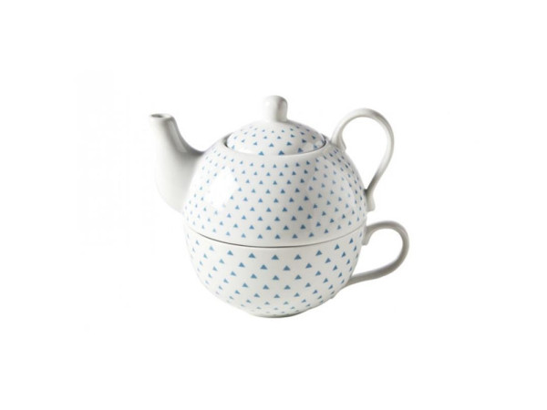 Cosy & Trendy Tea for one Blue Triangle