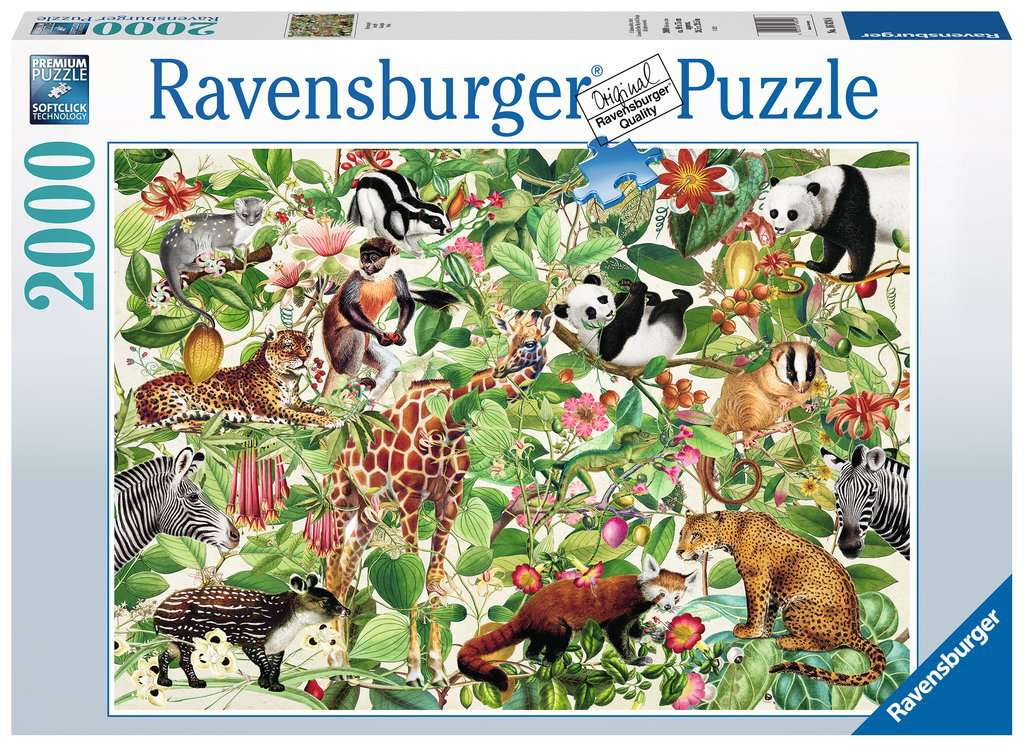 Ravensburger puzzel 2000 stukjes Jungle