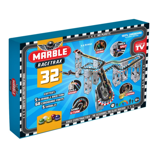 Marble Racetrax circuitset 32 sheets 5m