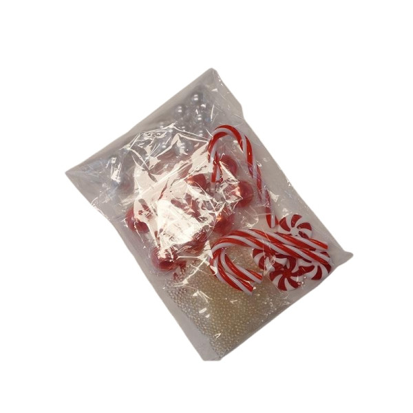 Waterparels Candy 120gr rood/wit