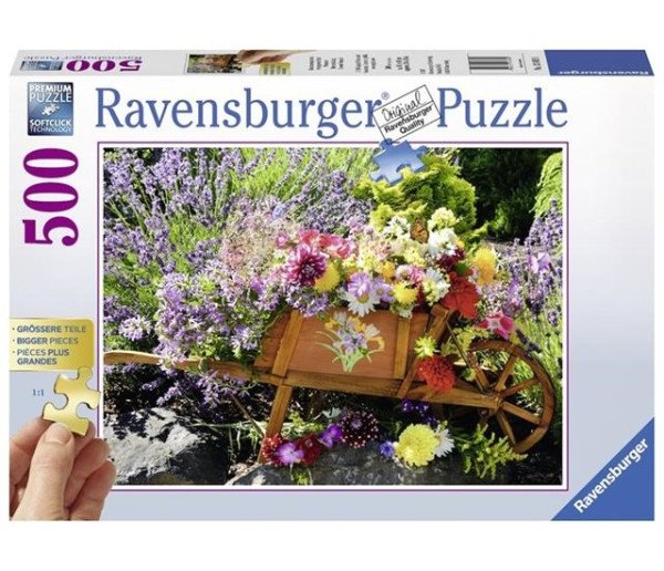 Ravensburger puzzel Bloemen 500pc