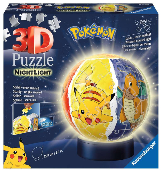 Ravensburger 3D puzzel Pokémon nachtlamp