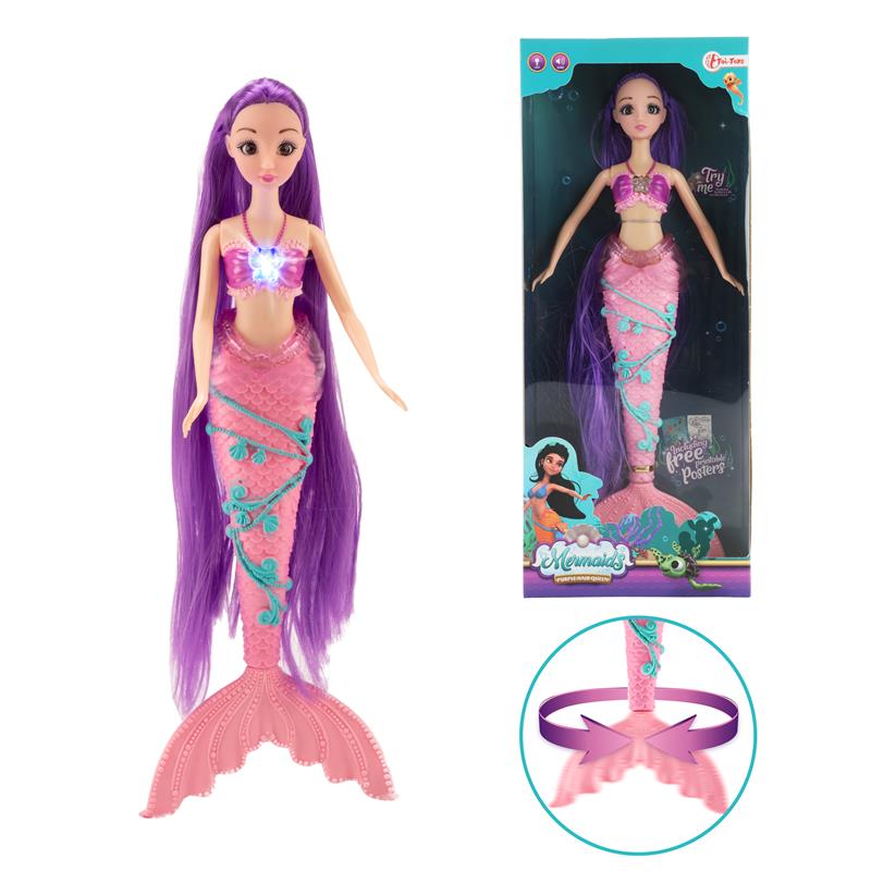Toi Toys tienerpop Mermaid meisjes 36 cm roze