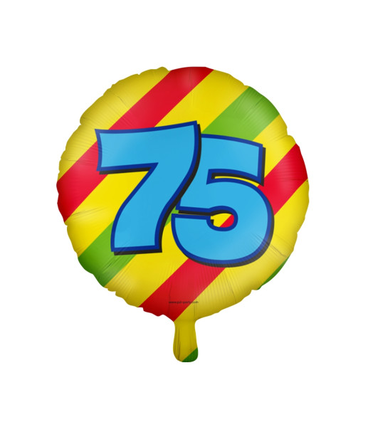 Paperdreams Happy folie ballon - 75 jaar