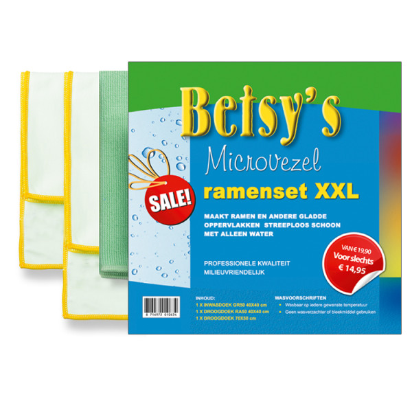 Betsy's Microvezel ramenset XXL groen