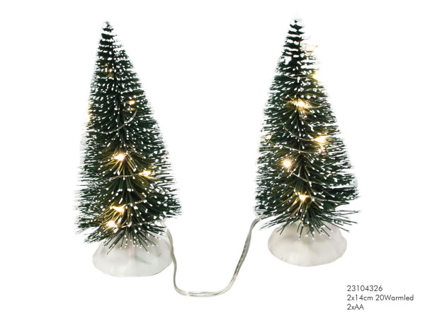 Kerstboom LED 20L 14cm set a 2