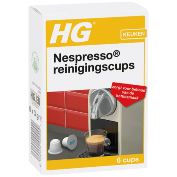 HG Nespresso® reinigingscups