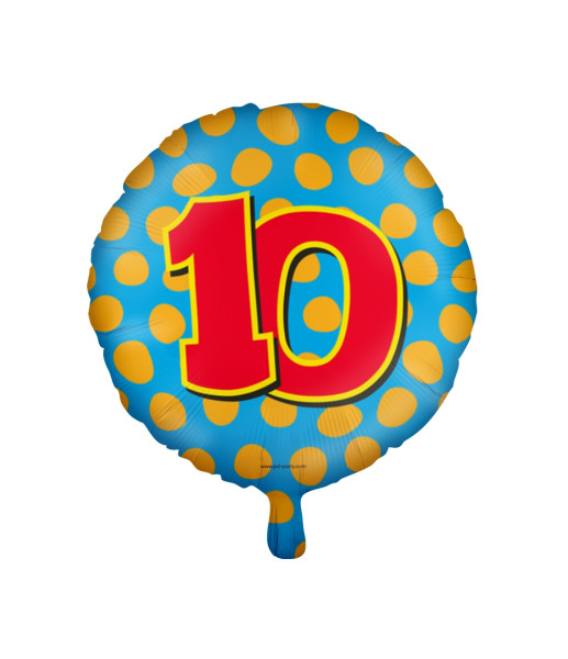 Paperdreams Happy folie ballon - 10 jaar