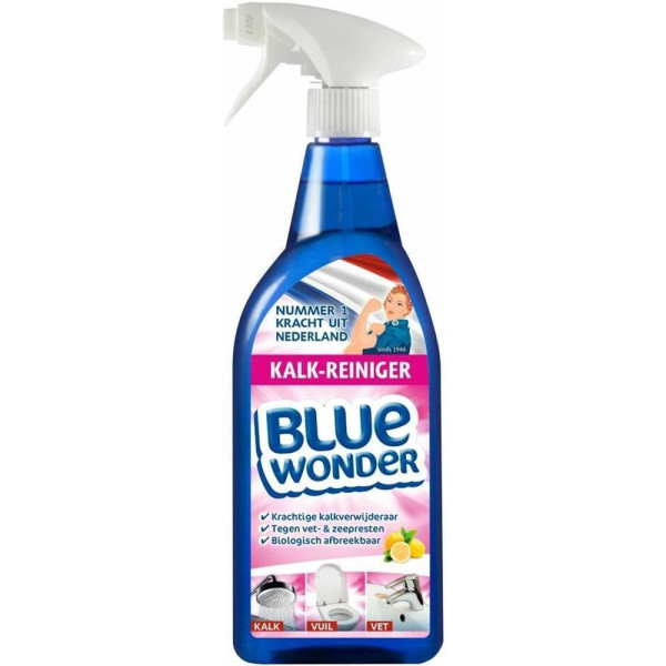 Blue Wonder Kalk-reiniger spray 750ml