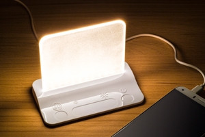 Integral LED USB tafellamp wit dimbaar