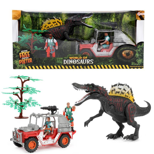 Toi Toys Dino Speelset jeep+dino