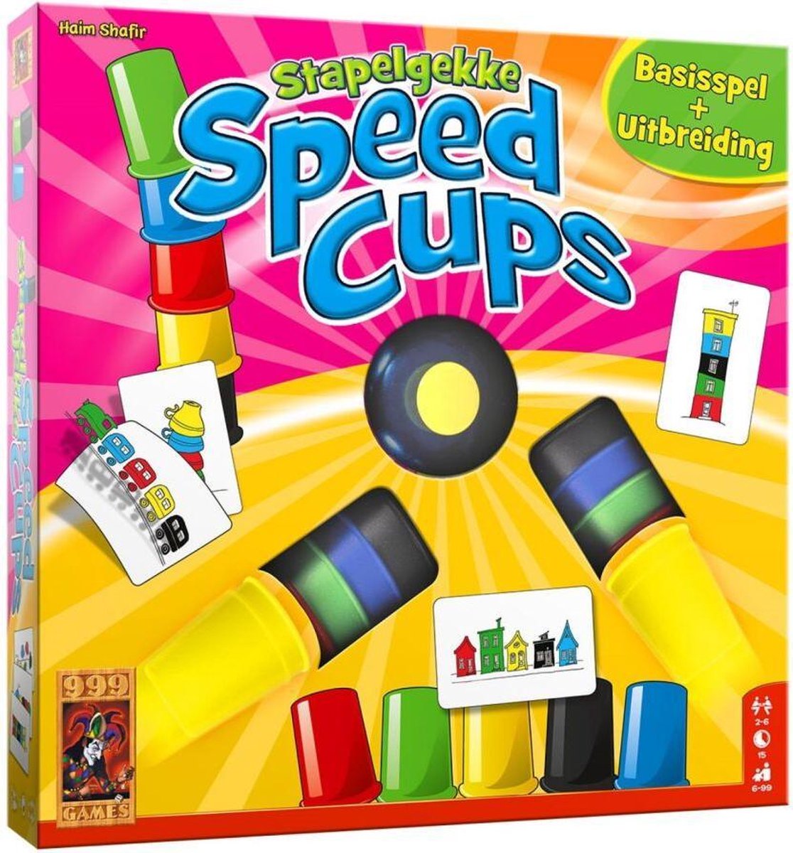 999 Games Stapelgekke Speedcups 6 Pers