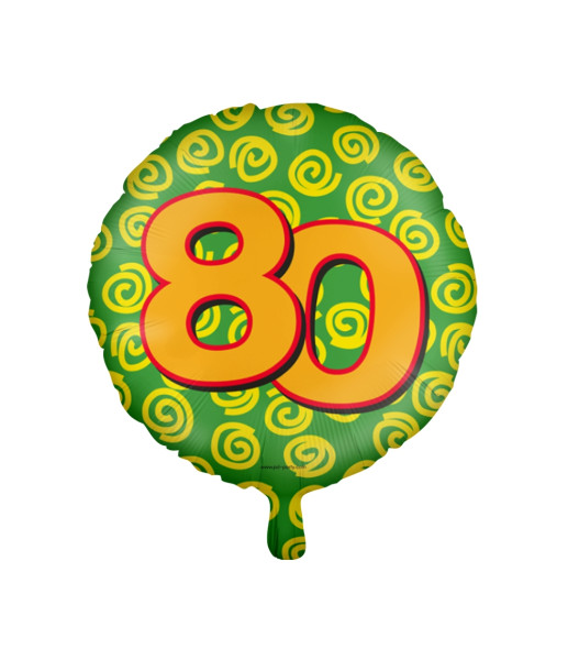 Paperdreams Happy folie ballon - 80 jaar