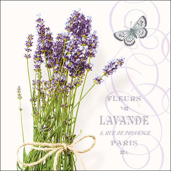 Ambiente Servet 33cm Bunch Of Lavender