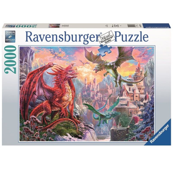 Ravensburger puzzel 2000 pcs Drakenland