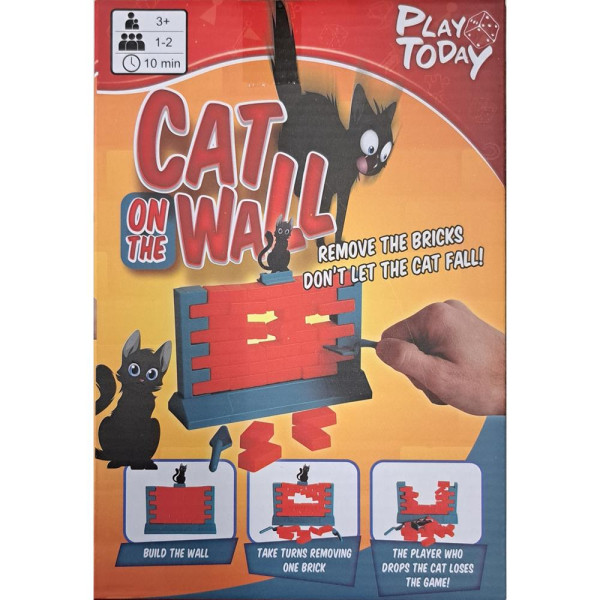 Cat On The Wall spel 15x14cm