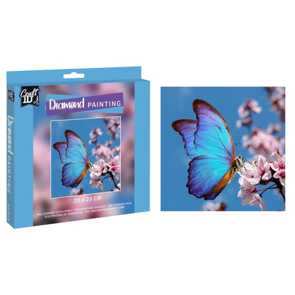 Craft ID Diamond Painting vlinder 20cm