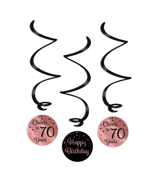 Paperdreams Swirlslingers roze/zwart 70