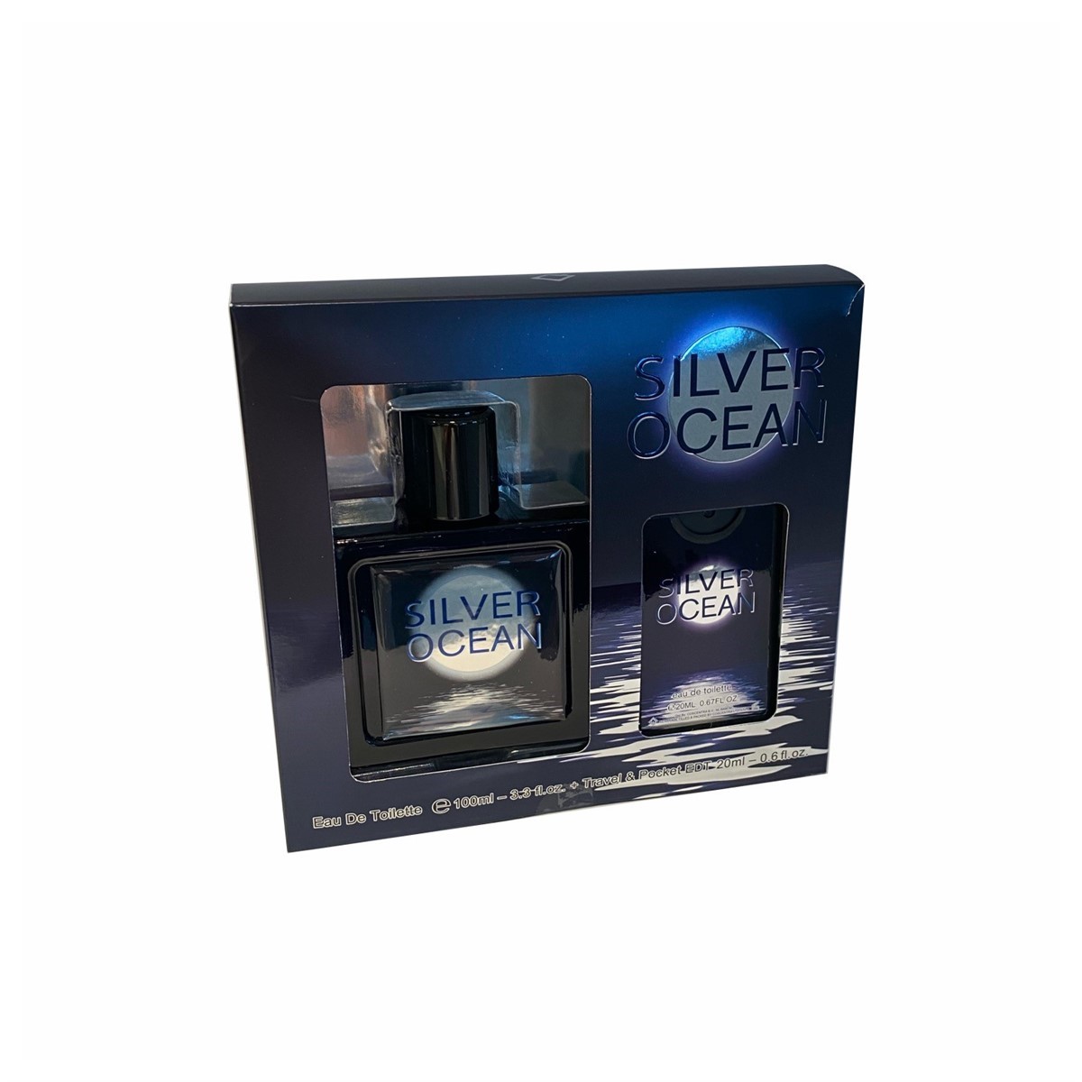 Silver Ocean Giftset Eau De Parfum 100ml + Pocket Parfum 20ml For Men