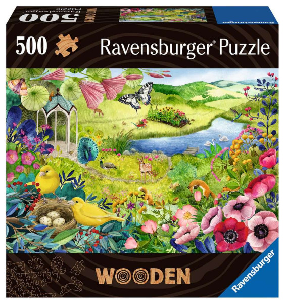 Ravensburger Wilde tuin houten puzzel