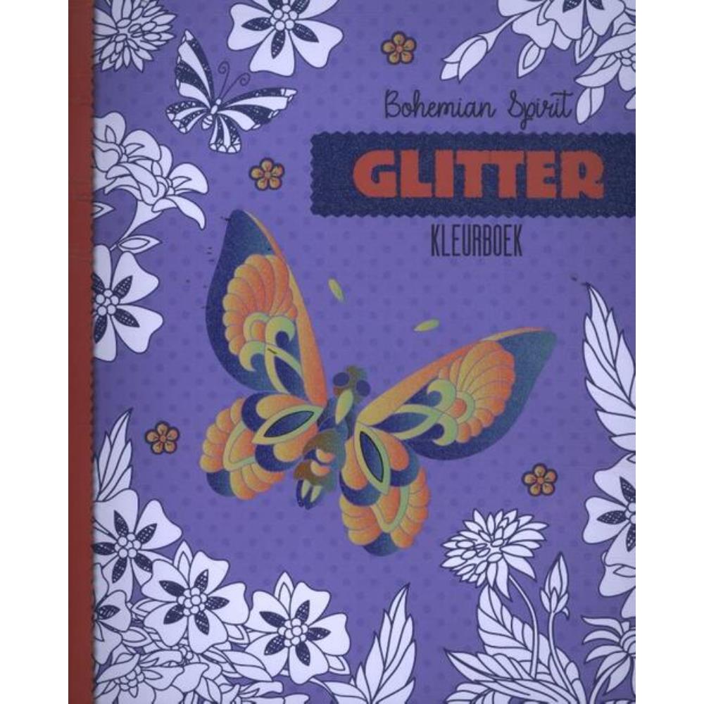 Glitter kleurboeken Bohemian Spirit. Paperback