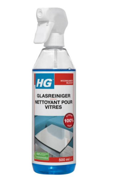 HG glas- en spiegelspray 500ml